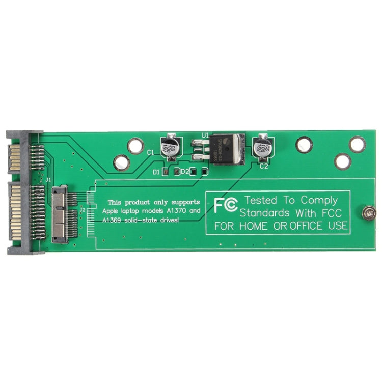 Adattatore per unità disco rigido da 12 + 6 pin a scheda convertitore adattatore SSD SATA a 22 pin per Apple MacBook Air 2010 2011, HDD To SATA SSD Adattatore per unità disco rigido da 12 + 6 pin a scheda convertitore adattatore SSD SATA a 22 pin per Apple MacBook Air 2010 2011, HDD To SATA SSD